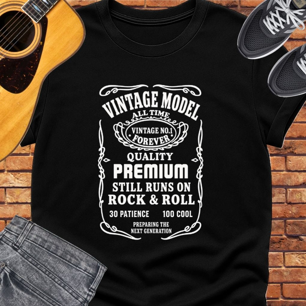 Vintage model tee || Happiness and Music Merch