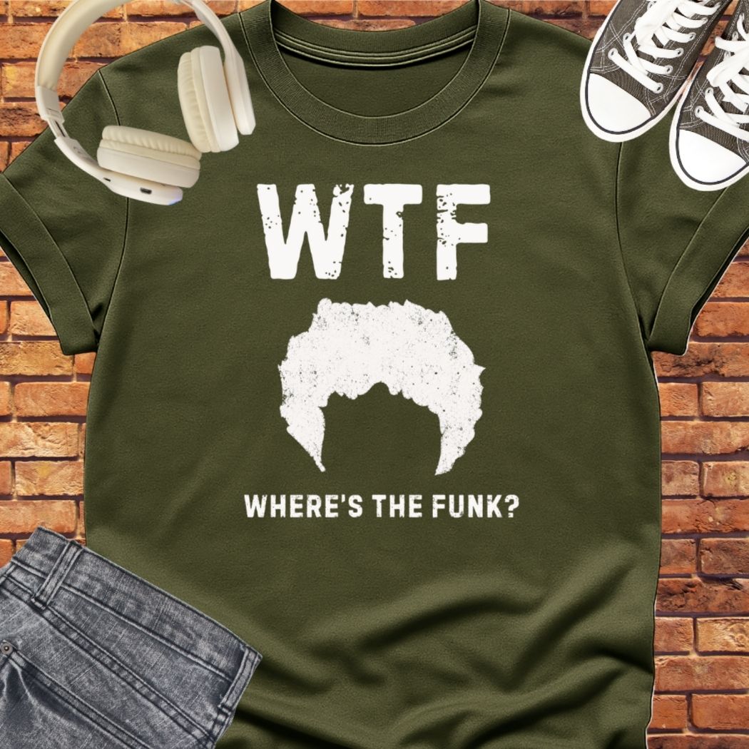Where's the Funk tee || Happiness and Music Merch