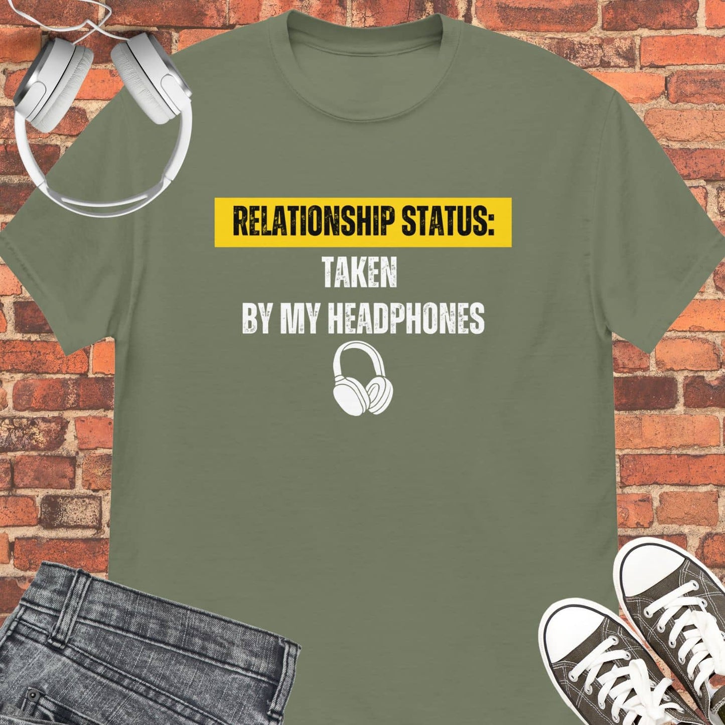 Relationship Status Unisex tee 2 || Happiness and Music Merch