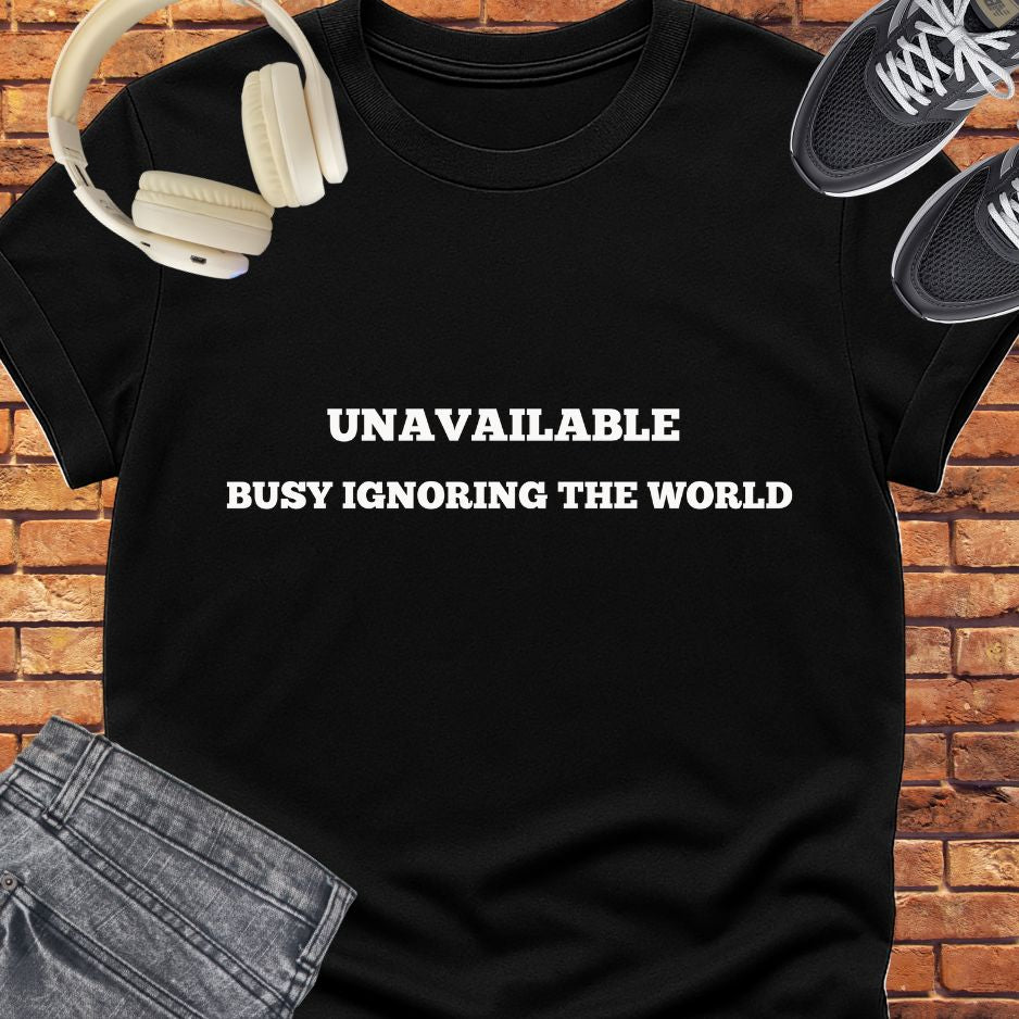 Unavailable Waiting tee || Happiness and Music Merch