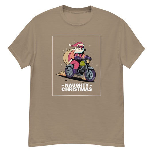 Naughty Christmas classic tee || Happiness and Music Merch