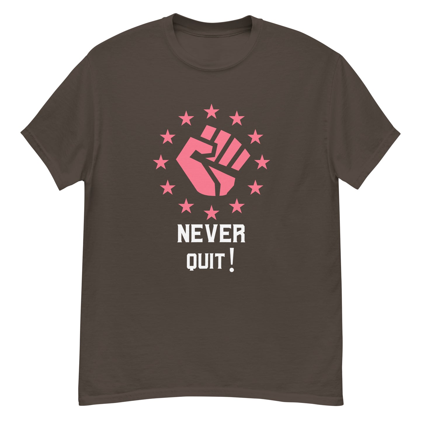 Never Quit Unisex classic tee || Happiness and Music Merch