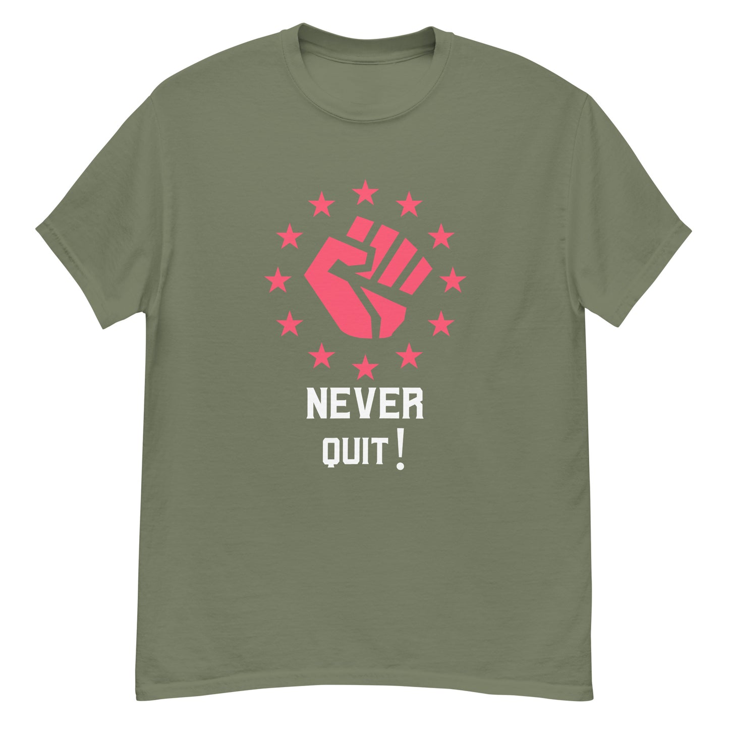 Never Quit Unisex classic tee || Happiness and Music Merch