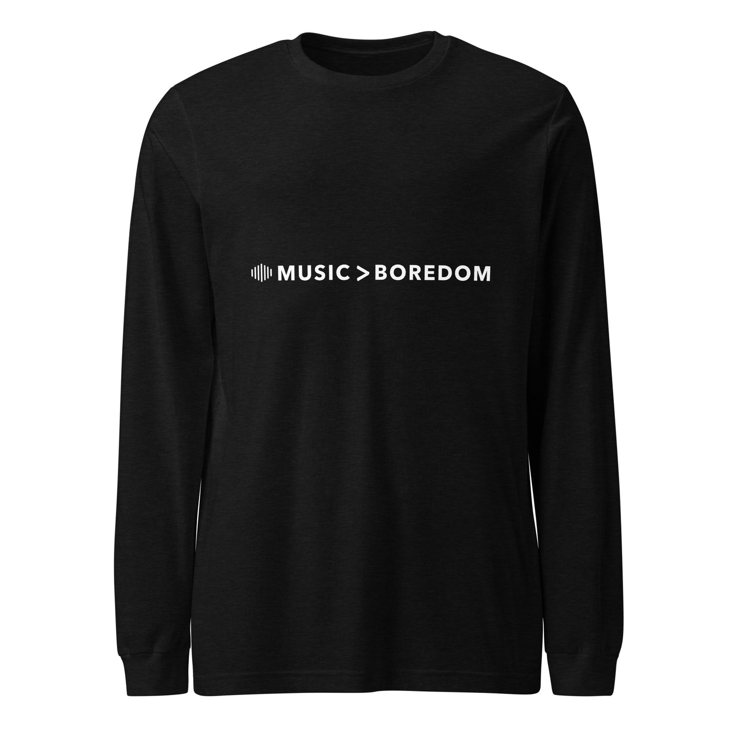 Music > Boredom Long Sleeve Tee || Happiness and music Merch