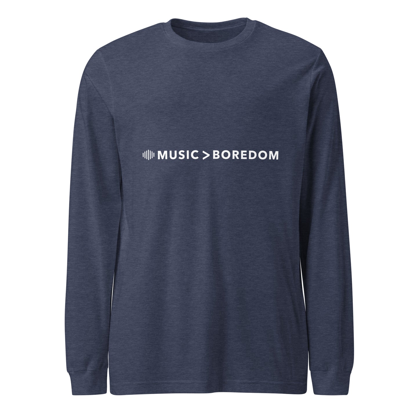 Music > Boredom Long Sleeve Tee || Happiness and music Merch