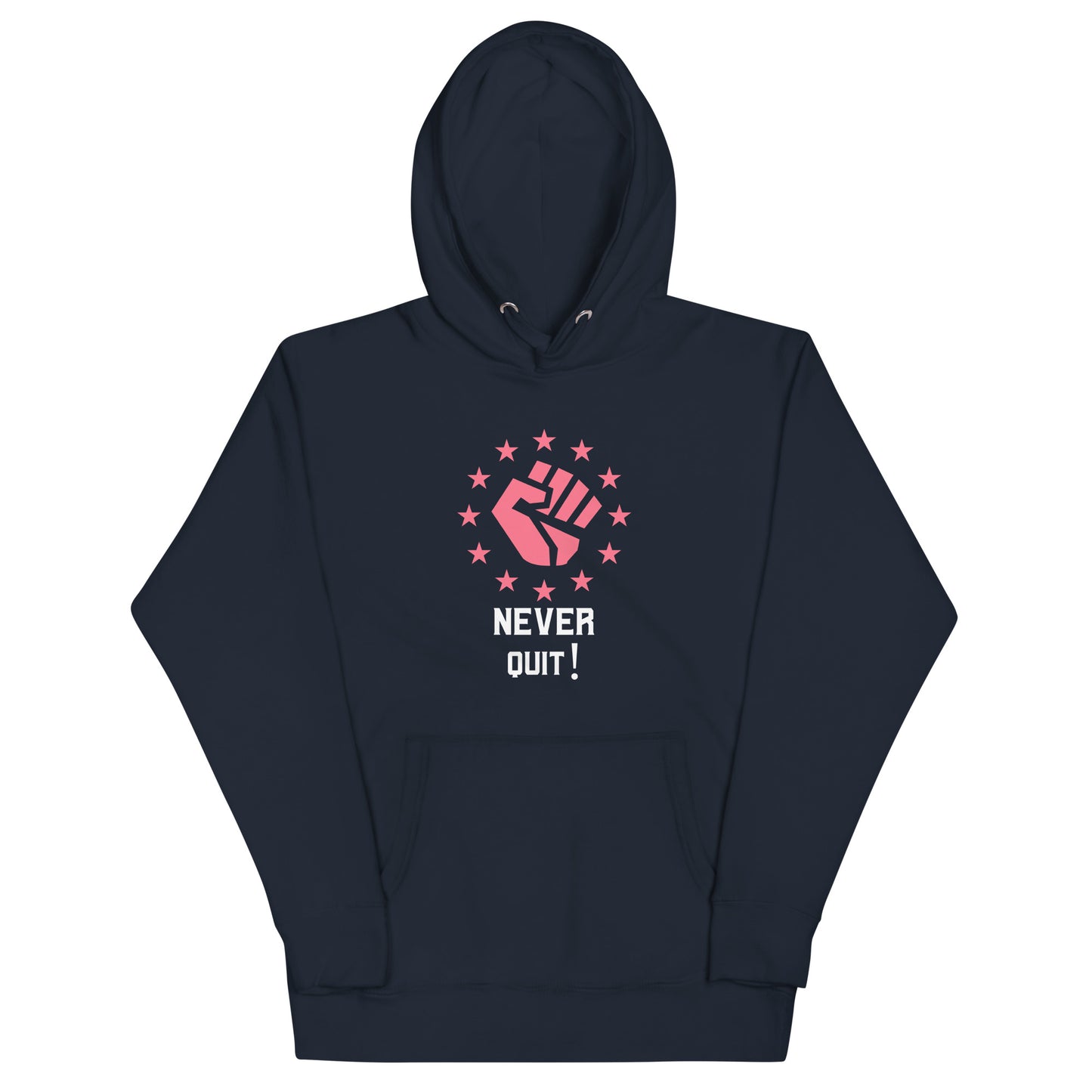 Never Quit Unisex Hoodie || Happiness and Music Merch