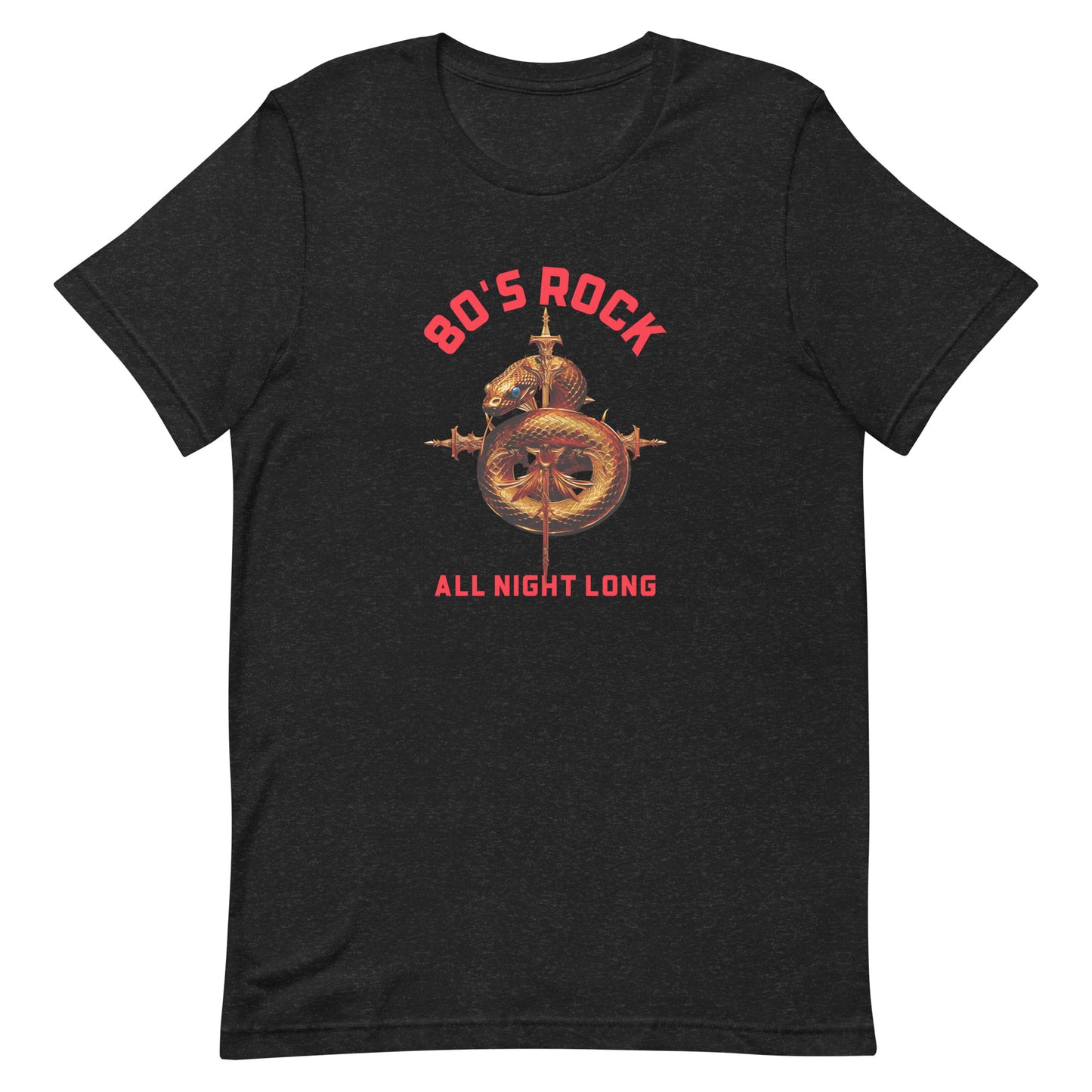 80s Rock All Night Long Unisex t-shirt || Happiness and Music Merch