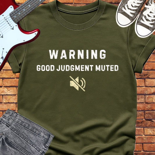Good judgement tee || Happiness and Music Merch