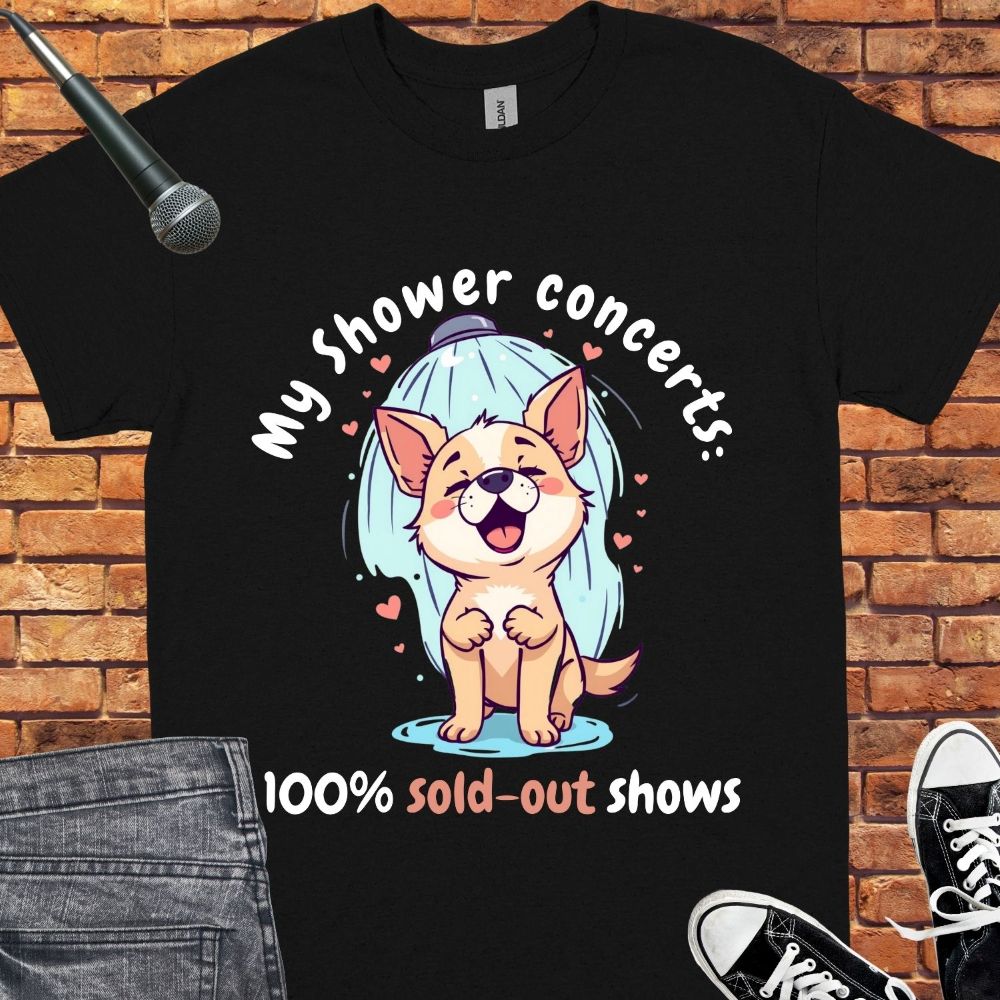 My Shower Concerts Unisex tee || Happiness and Music Merch