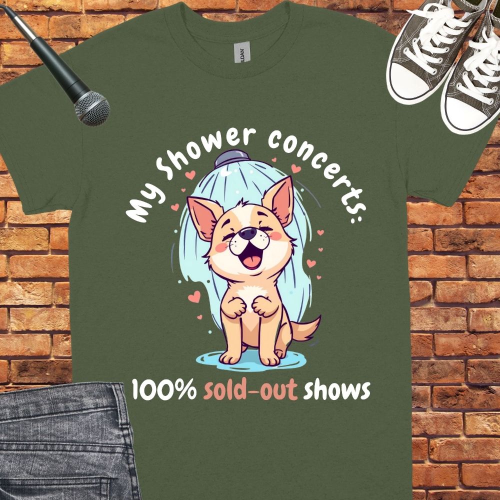 My Shower Concerts Unisex tee || Happiness and Music Merch