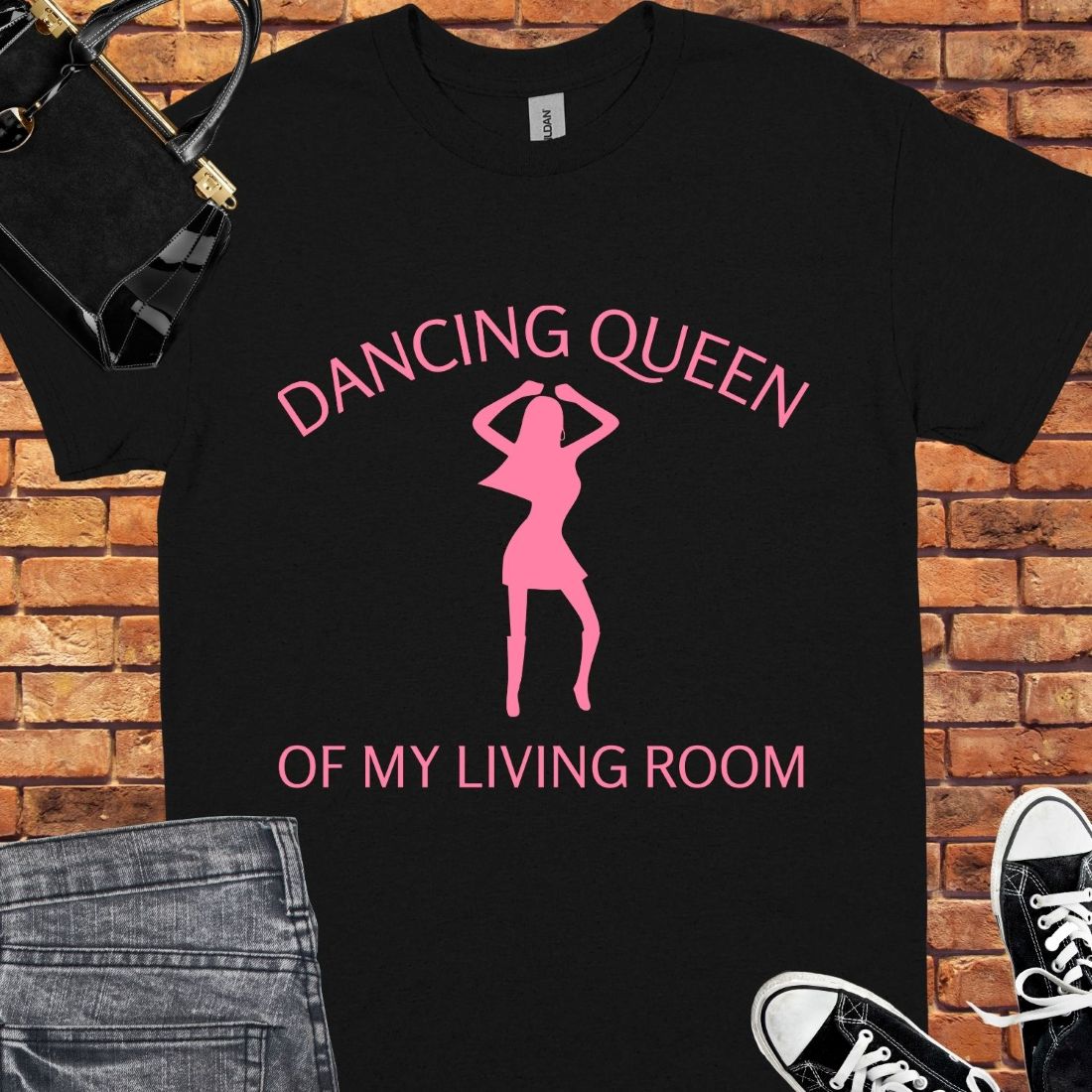 Dancing queen of my living room || Happiness and Music Merch