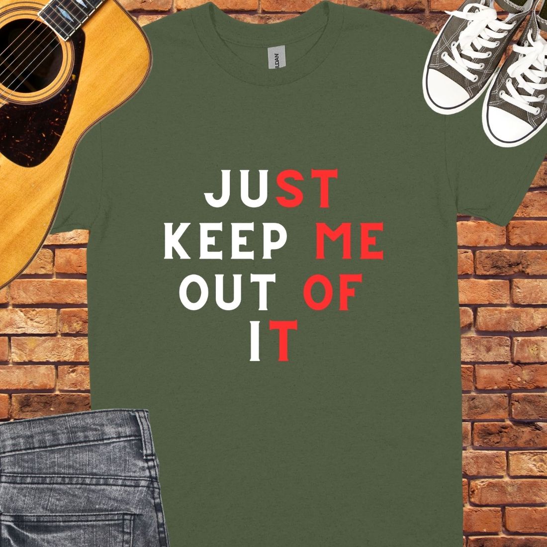 Keep Me Out of It Unisex tee || Happiness and Music Merch