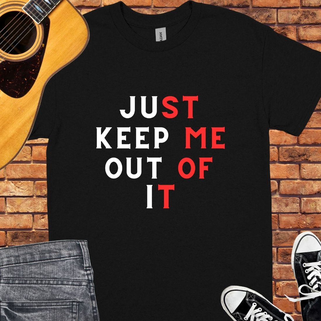 Keep Me Out of It Unisex tee || Happiness and Music Merch