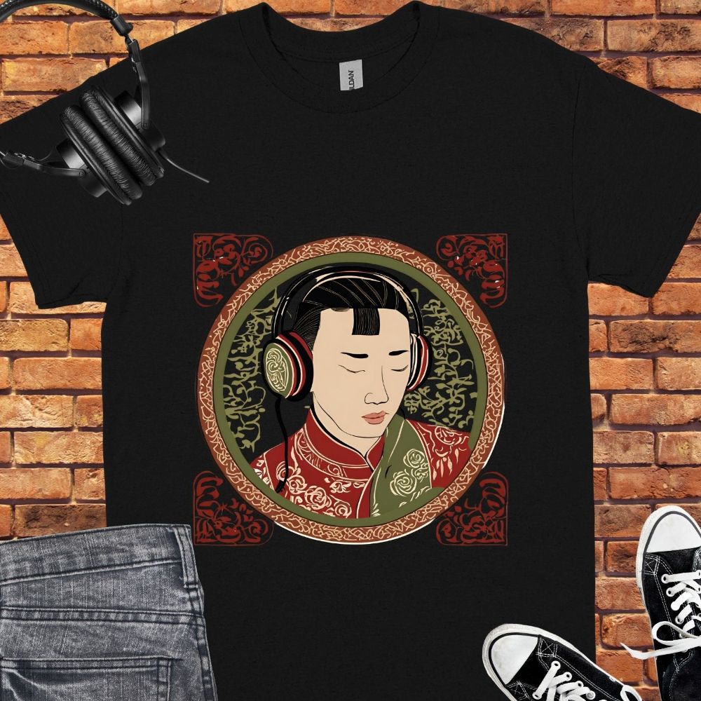 Listening to Music Unisex tee || Happiness and Music Merch