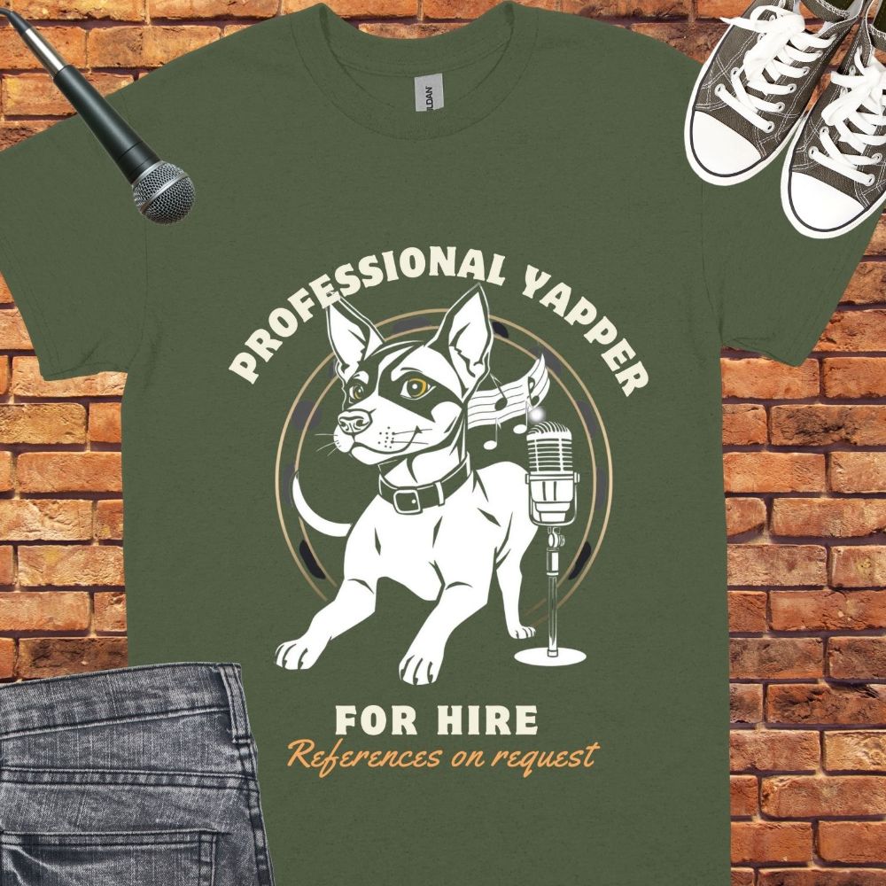 Professional Yapper Unisex Tee || happiness and Music Merch